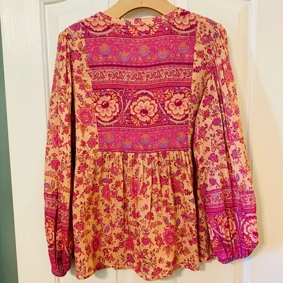 EUC Spell & the Gypsy Collective Blossom Folk Song Blouse - Picture 10 of 17